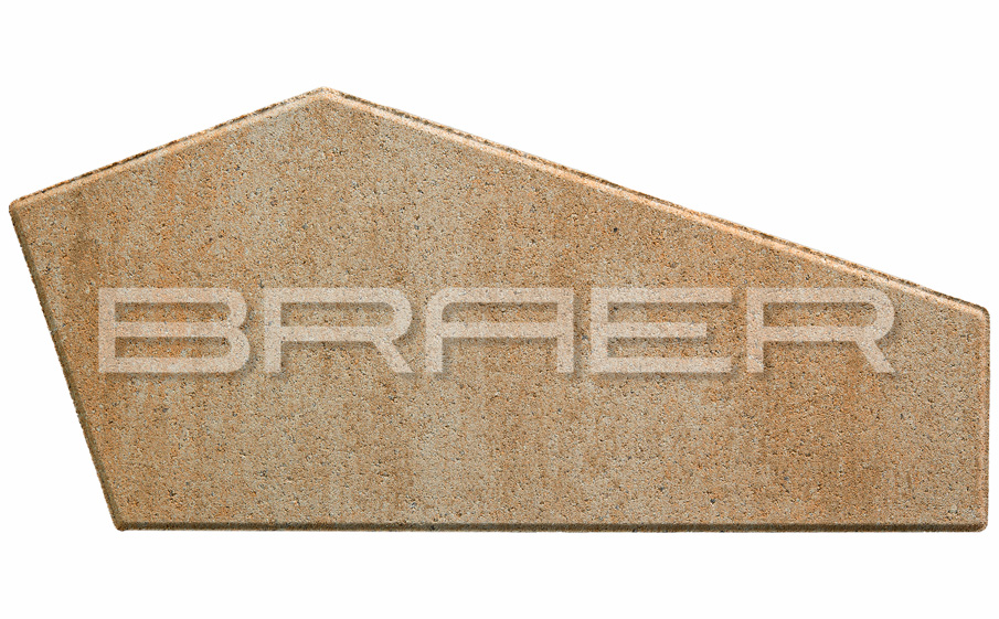Фото Плитка тротуарная BRAER Витраж Color Mix Плато, толщина 80 мм