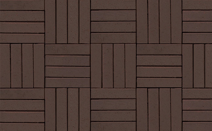 Фото Клинкерная брусчатка Westerwaelder Klinker WK105DB Design Dunkel Braun PK, 240*52*50 мм