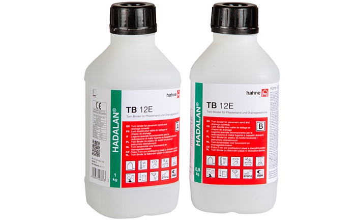 Фото Двухкомпонентное вяжущее hahne «Twin Binder» HADALAN TB 12E для заполнения швов, 1.8 кг