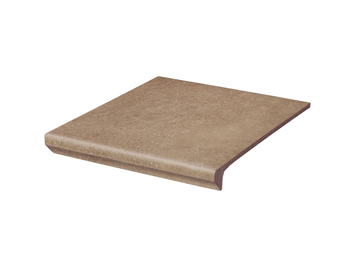Фото Клинкерная ступень с капиносом Paradyz Mattone Sabbia, Brown, 330*300*11 мм