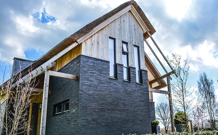 Фото Клинкерная плитка под кирпич Westerwaelder Klinker KLINKER BRICK WK815 Schwarz-bunt Edelglanz, 240*71*15 мм