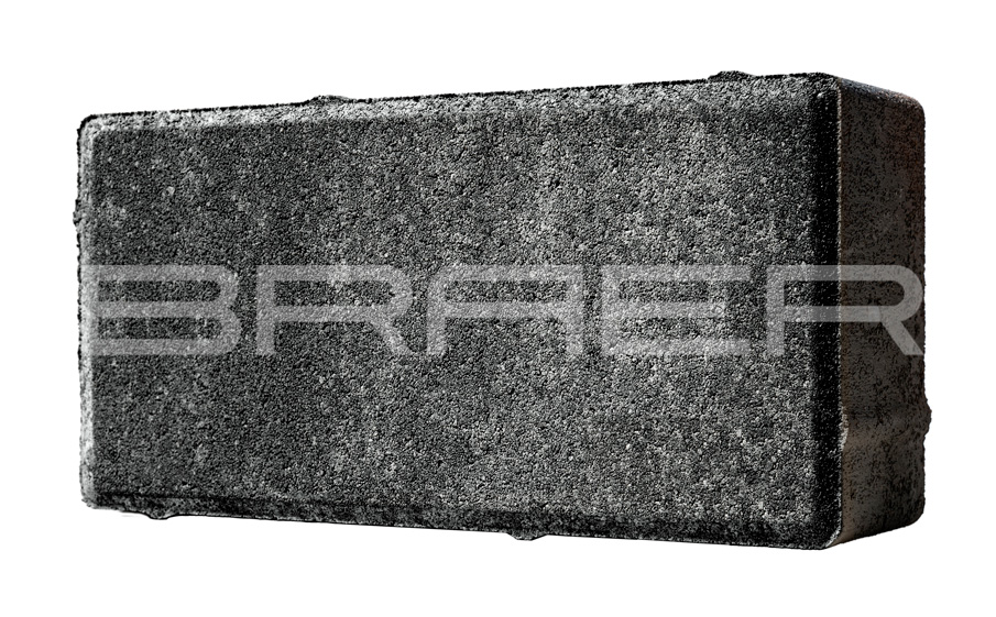 Фото Плитка тротуарная BRAER Прямоугольник Color Mix Вечер, 200*100*60 мм