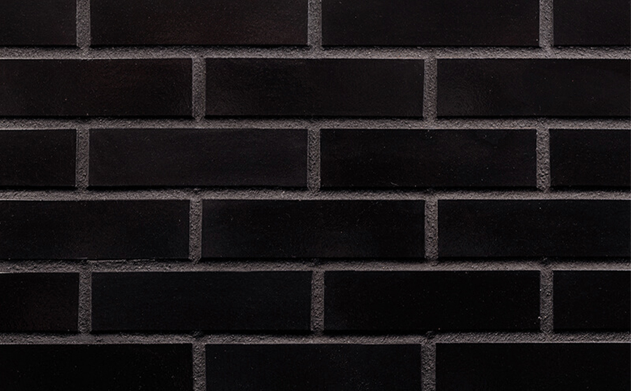 Фото Клинкерная плитка под кирпич King Klinker Free Art 17 Onyx black, 250*65*10 мм