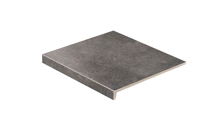 Фото Клинкерная ступень прямоугольная рядовая Loftstufe Stroeher Zoe 973 anthracite 294х340х35х11 мм