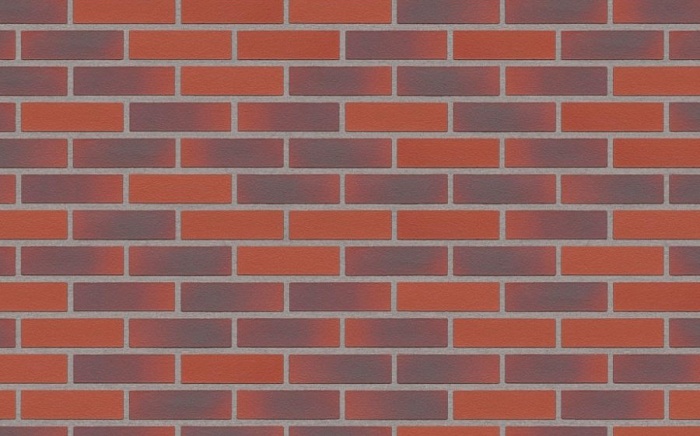 Фото Клинкерная плитка под кирпич Feldhaus Klinker NF 9 R356 carmesi antic liso 240*71*9 мм
