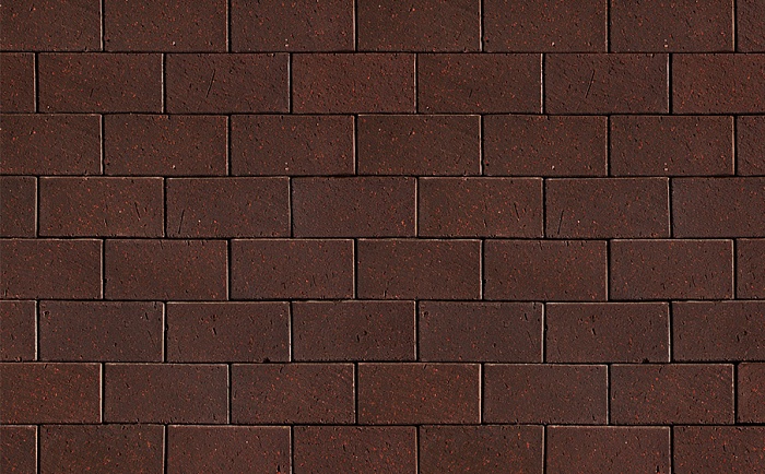 Фото Клинкерная брусчатка Westerwaelder Klinker WK115DB50 Design Dunkel Braun PK, 200*100*50 мм