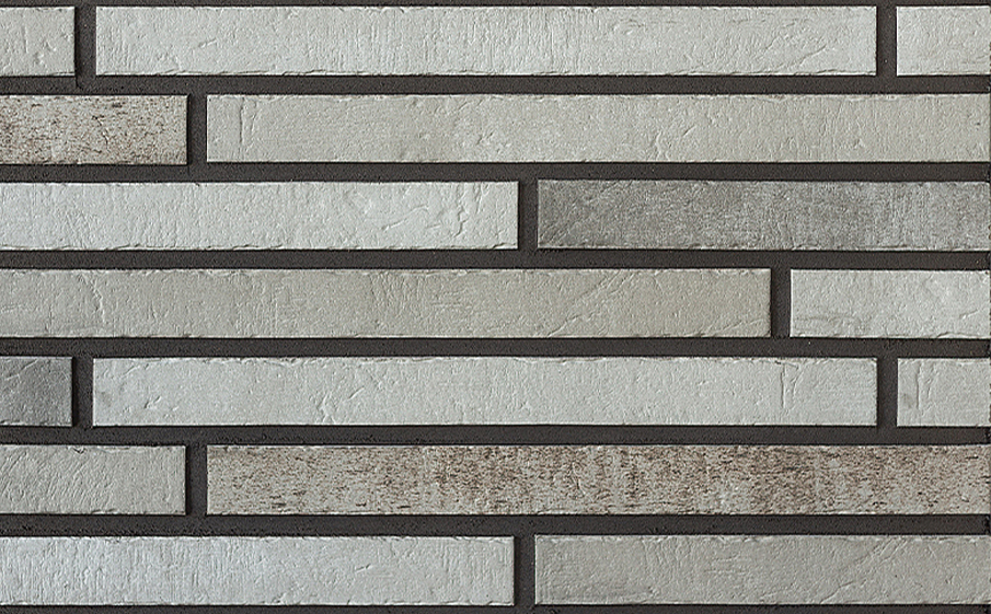 Фото Клинкерная плитка под кирпич Westerwaelder Klinker URBAN LONG WK123 GRAU, 468*40*10 мм