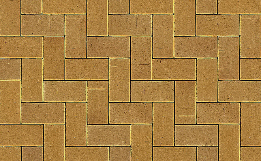 Фото Клинкерная брусчатка Westerwaelder Klinker PK82 Gelb-bunt, 200*100*52 мм