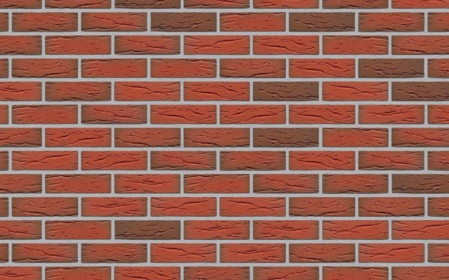 Фото Клинкерная плитка под кирпич Feldhaus Klinker NF 9 R436 ardor mana 240*71*9 мм