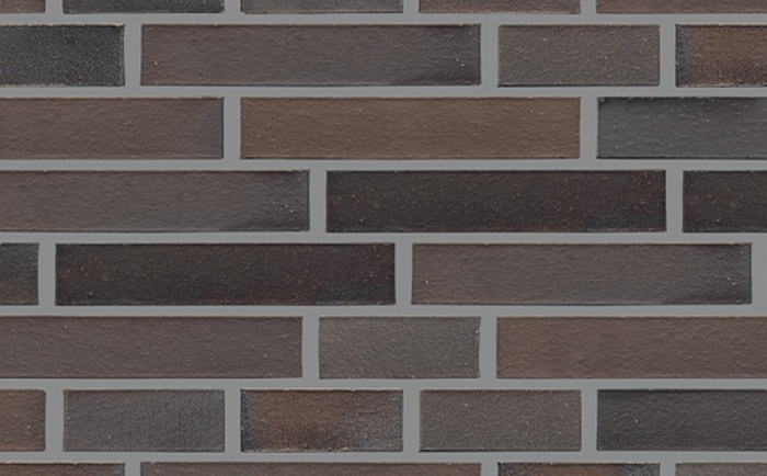 Фото Кирпич клинкерный Westerwaelder Klinker Nr 33A Schwarz-braun, 290*90*40 мм