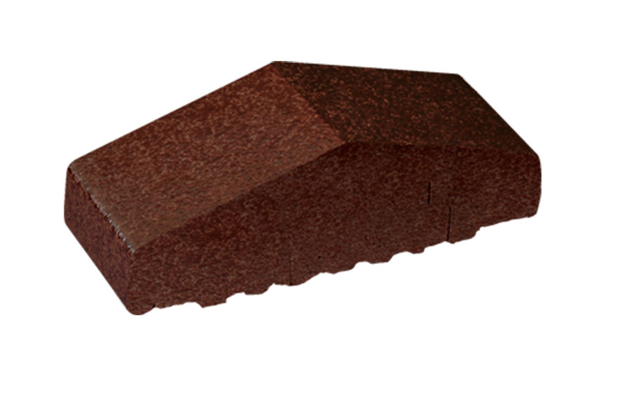 Фото Клинкерный заборный элемент полнотелый King Klinker 02 Brown-glazed, 180/120*65*58 мм