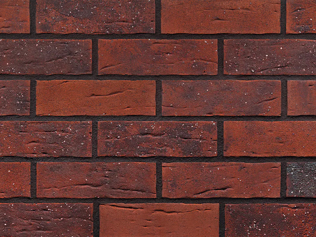 Фото Клинкерная плитка под кирпич King Klinker Old Castle Red hot HF33, 240*71*10 мм