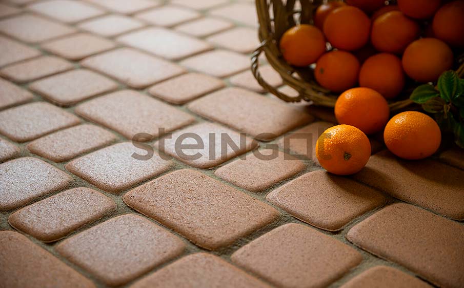 Фото Плитка тротуарная Steingot Моноцвет, Классика, бежевый, комплект 3 шт, толщина 60 мм