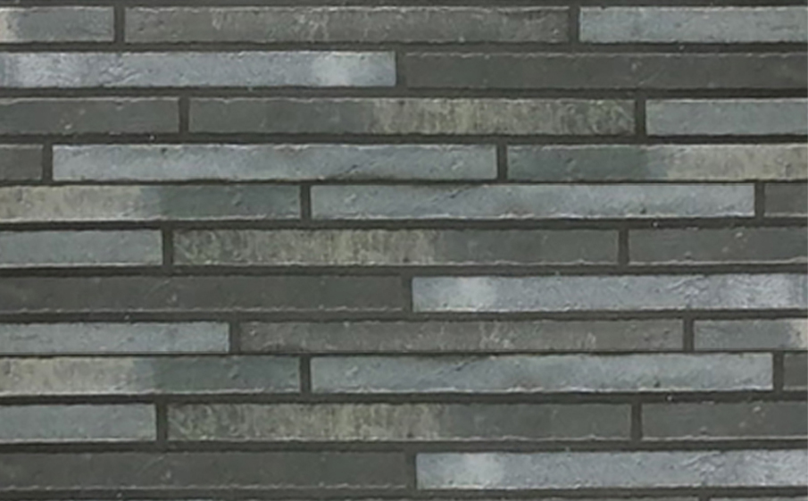 Фото Клинкерная плитка под кирпич Westerwaelder Klinker URBAN LONG WK124 DUNKELGRAU, 468*40*10 мм