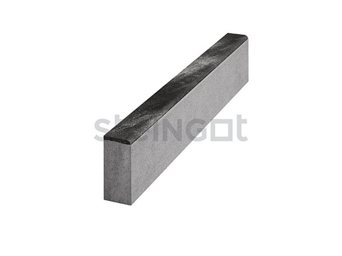 Фото Тротуарный бордюр садовый Steingot, Колормикс, Графитовый камень (Stein Black), 1000*200*80 мм