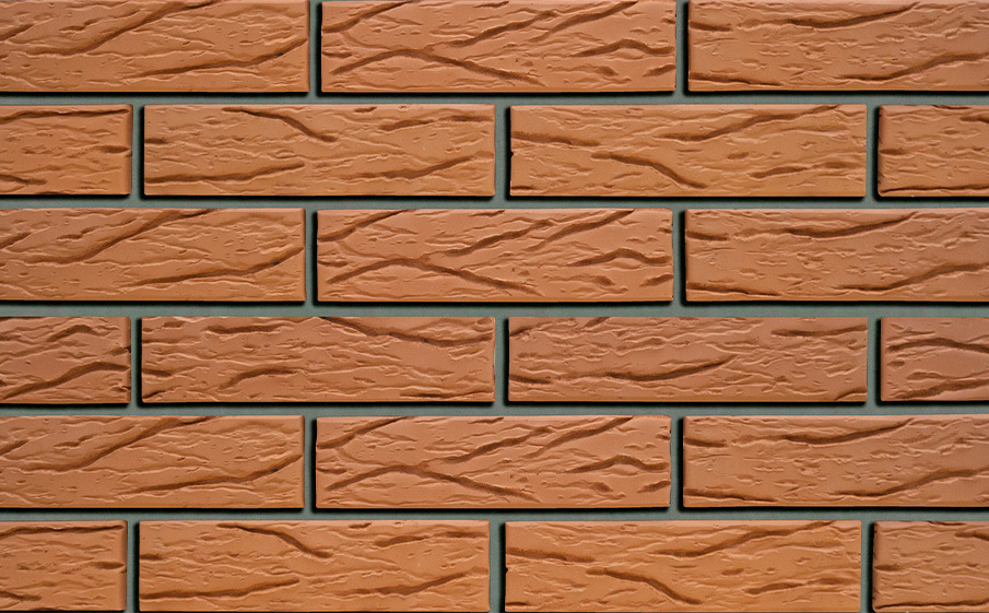 Фото Кирпич облицовочный Кротовский КЗ Классика красный рустик 250*120*65 мм