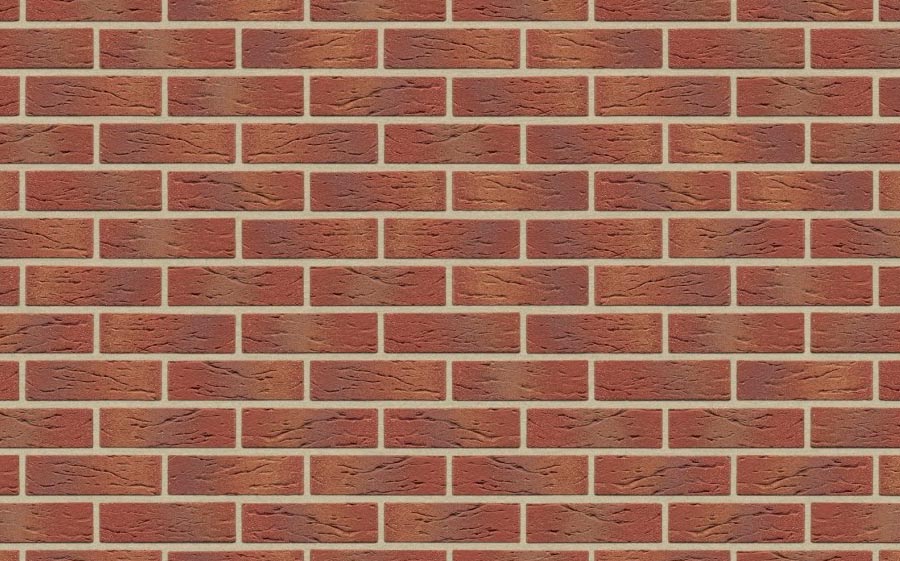 Фото Клинкерная плитка под кирпич Feldhaus Klinker NF 9 R332 carmesi multi mana 240*71*9 мм