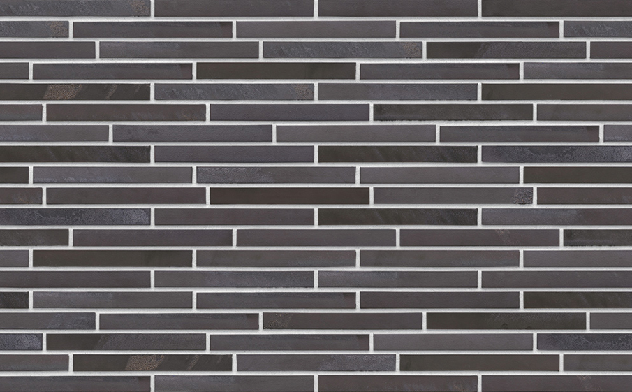 Фото Клинкерная плитка под кирпич King Klinker KING SIZE 05 Black heart гладкая LF, 490*52*14 мм