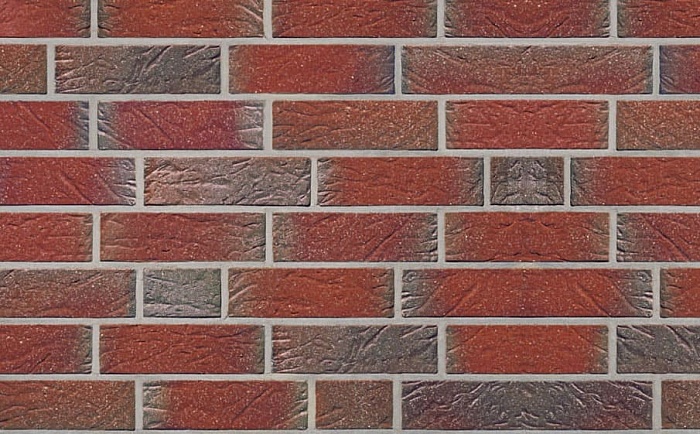 Фото Кирпич Roben Greetsiel friesisch-bunt genarbt besandet клинкерный, 240*115*71 мм