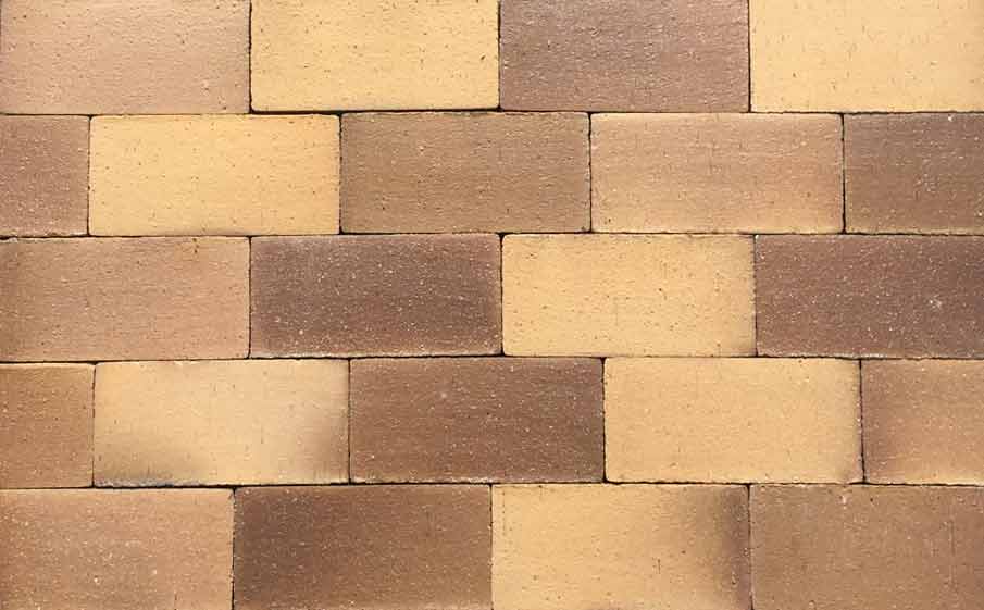 Фото Клинкерная брусчатка Muhr №06S Hellbraun-bunt spezial, 200*100*52 мм