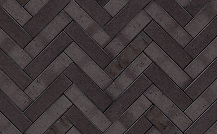 Фото Клинкерная брусчатка Muhr №15 Schwarz-bunt edelglanz, 240*55*52 мм