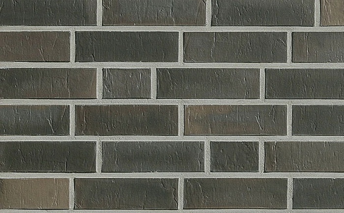 Фото Клинкерная плитка под кирпич Roben Chelsea Basalt-bunt glatt, 240*71*14 мм