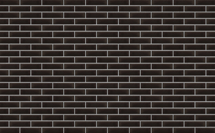 Фото Клинкерная плитка под кирпич King Klinker Free Art 17 Onyx black, 250*65*10 мм