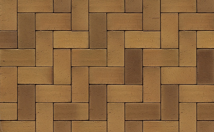 Фото Клинкерная брусчатка Westerwaelder Klinker PK86 Hellbraun-bunt, 200*100*52 мм