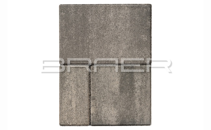 Фото Плитка тротуарная BRAER Мозаика Color Mix Туман, толщина 60 мм