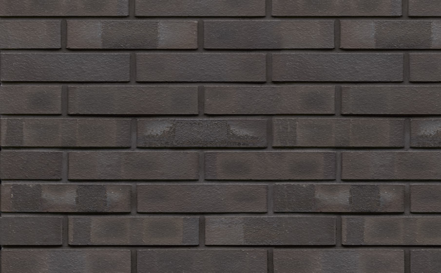 Фото Кирпич клинкерный Muhr 05 KS Eisenschmelz Schwarzbraun Kohle Spezial гладкий, 290*90*52 мм