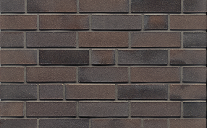 Фото Кирпич клинкерный Muhr 33 A Schwarz-Braun гладкий, Spar NF, 240*55*71 мм
