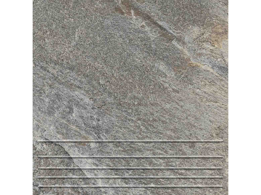 Фото Клинкерная ступень с насечками Керамин Базальт 2, 298*298*8,5 мм