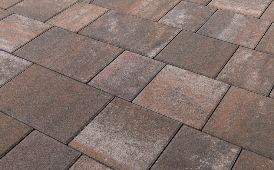 Фото Плитка тротуарная BRAER Старый город Венусбергер Color Mix Койот