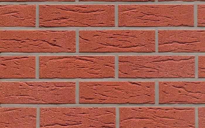 Фото Клинкерная плитка под кирпич Feldhaus Klinker NF 9 R435 carmesi mana 240*71*9 мм