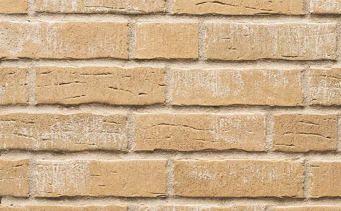 Фото Клинкерная плитка под кирпич Stroeher Steinlinge 371 silberbeige рельефная NF14, 240*71*14 мм