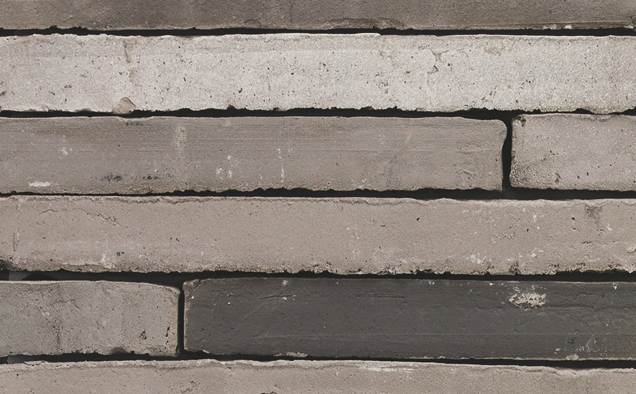 Фото Кирпич ригельный Terca Wasserstrich Special Kwartsgrijs (Arctic Gedampft), 510*100*40 мм