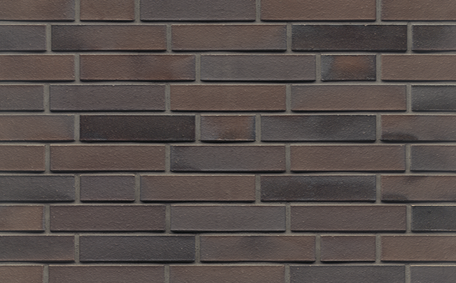 Фото Кирпич клинкерный Muhr 33 A Schwarz-Braun гладкий, 240*115*52 мм