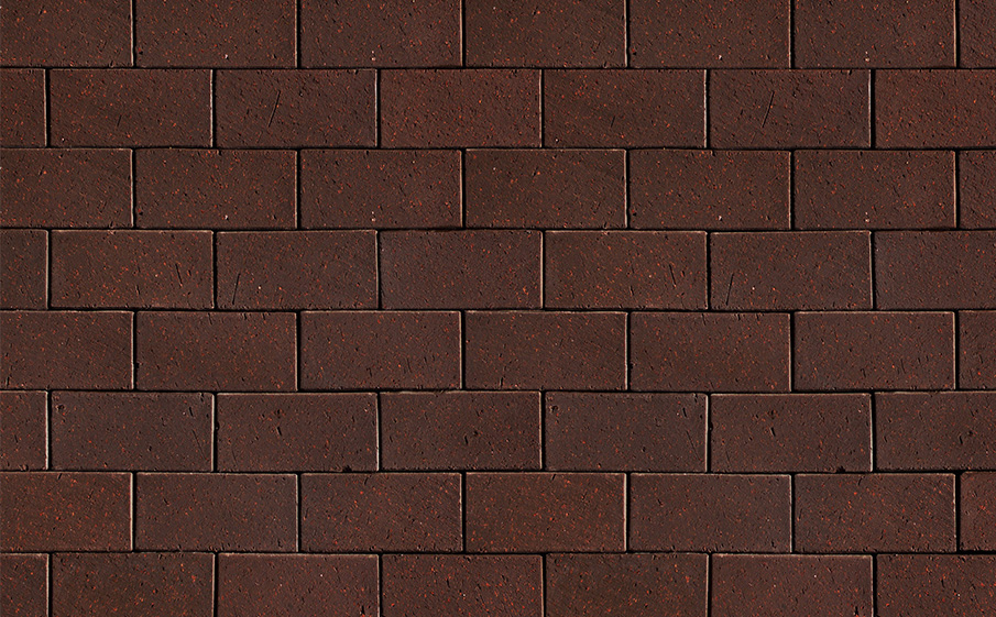 Фото Клинкерная брусчатка Westerwaelder Klinker WK115DB50 Design Dunkel Braun PK, 200*100*50 мм
