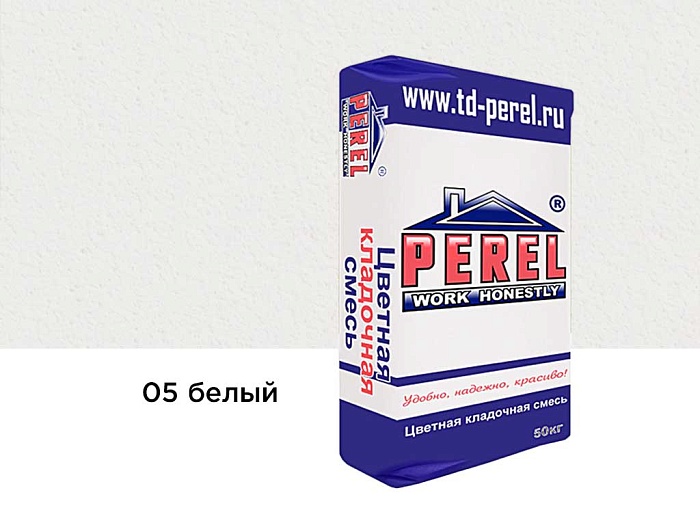 Фото Цветная кладочная смесь Perel SL 0005 белый, 50 кг