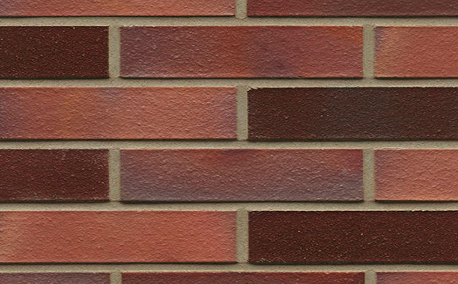 Фото Кирпич клинкерный Muhr 04EG Rotbraun-bunt Edelglanz гладкий, 240*115*52 мм