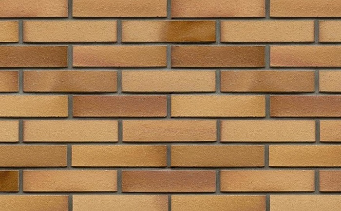 Фото Кирпич клинкерный Muhr 06EG Hellbraun-bunt Edelglanz гладкий, 240*115*52 мм