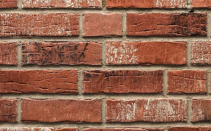 Фото Клинкерная плитка под кирпич Stroeher Steinlinge 374 shabbyrot рельефная NF14, 240*71*14 мм