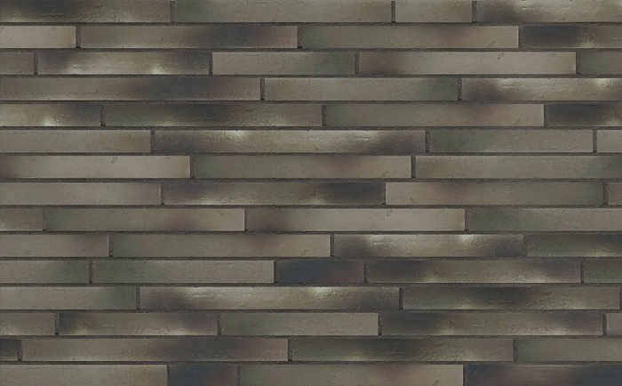 Фото Клинкерная плитка под кирпич Terramatic Forta Grey AВ, 390*40*14 мм