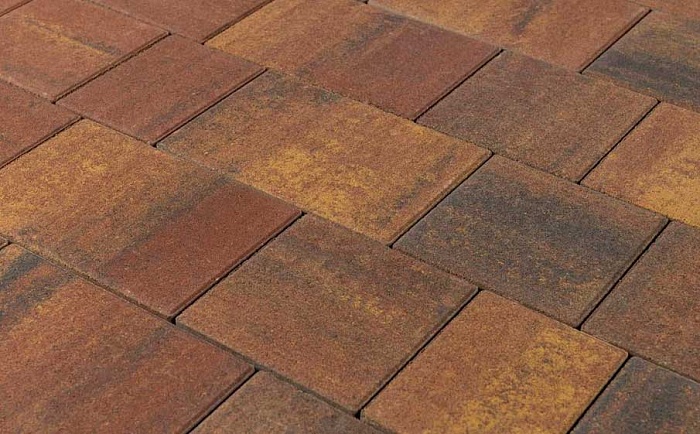 Фото Плитка тротуарная BRAER Старый город Венусбергер Color Mix Мальва