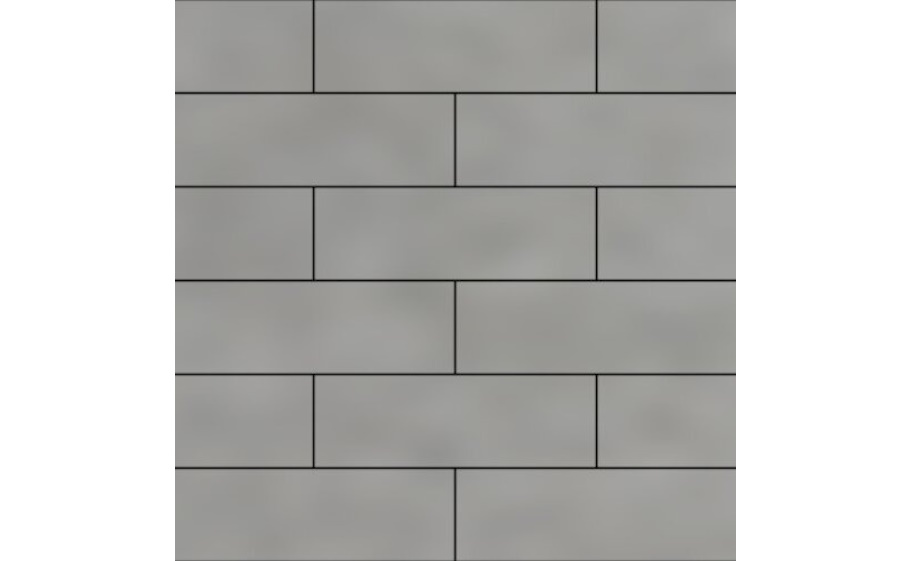 Фото Плитка тротуарная SteinRus Гранада Б.7.П.8, гладкая, серый, 600*200*80 мм