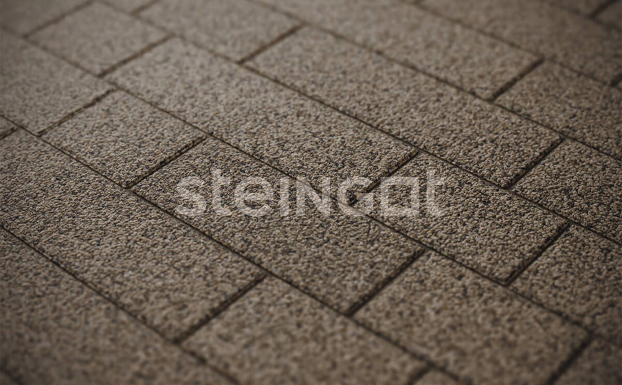 Фото Плитка тротуарная Steingot Премиум, Маринталь, Кофейный (Bruno), комплект 4 шт, толщина 60 мм
