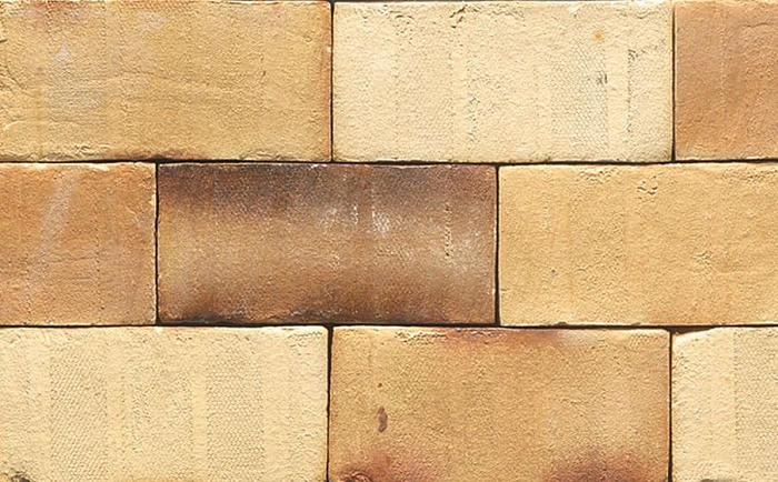 Фото Клинкерная брусчатка Muhr №35KS Creme nuanciert Kohle Spezial, 200*100*52 мм