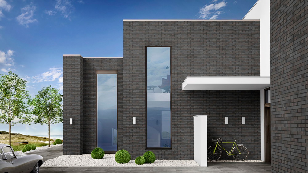 Фото Клинкерная плитка под кирпич Stroeher Brickwerk, 650 eisenschwarz, 240*52*12 мм