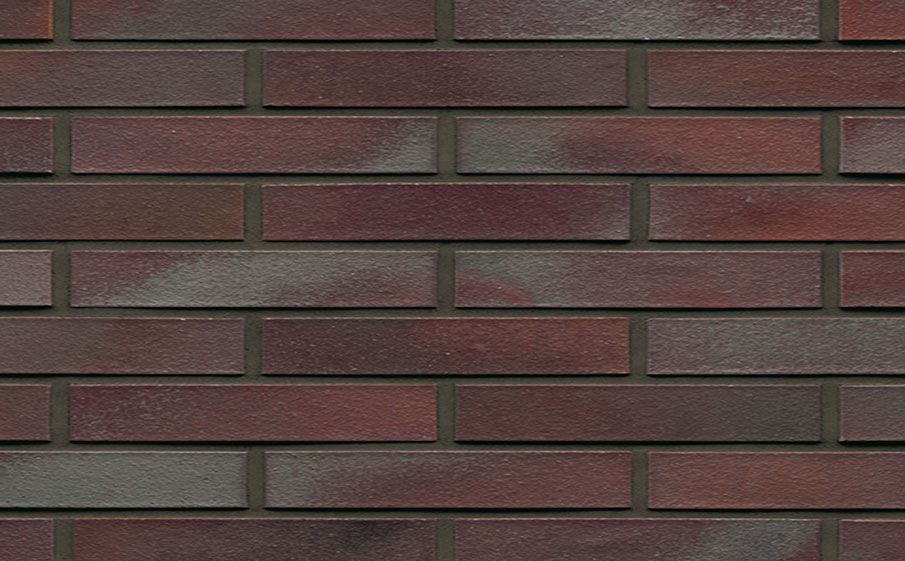 Фото Кирпич клинкерный Muhr 10 Violettblau geflammt гладкий, 290*90*40 мм