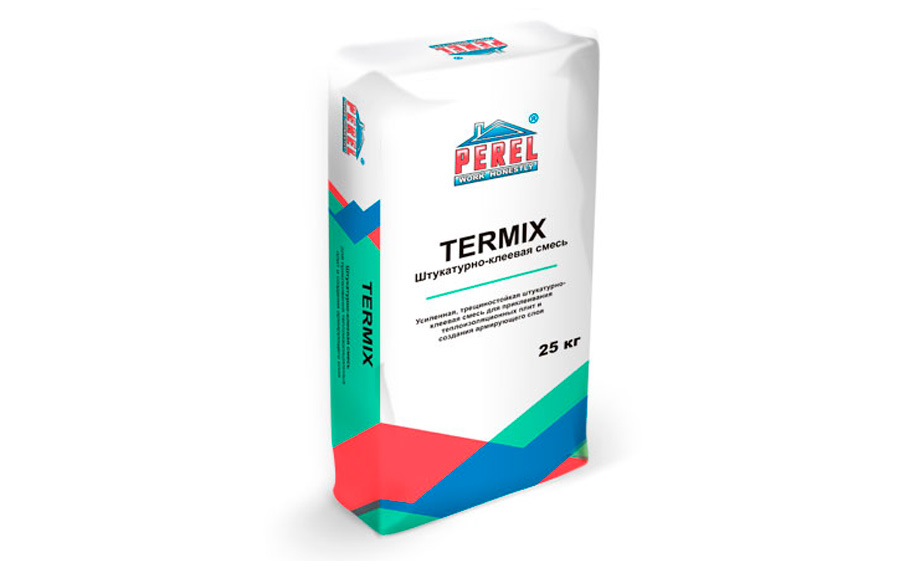 Фото Штукатурно-клеевая смесь Perel Termix-M 0320, 25 кг